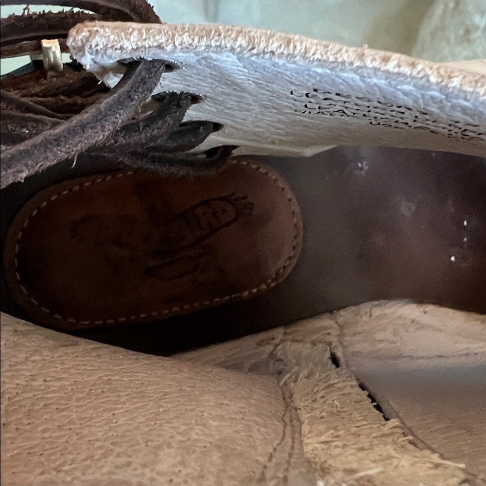 freebird White Cutout Lace-Up Ankle Booties with Brown Accents - Picture 9 of 14